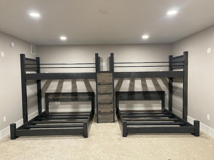 Built-In Look Custom Bunk Bed