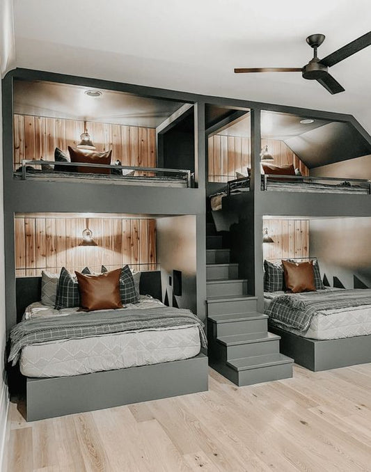 Built In Bunk Beds vs Free Standing Adult Bunk Beds