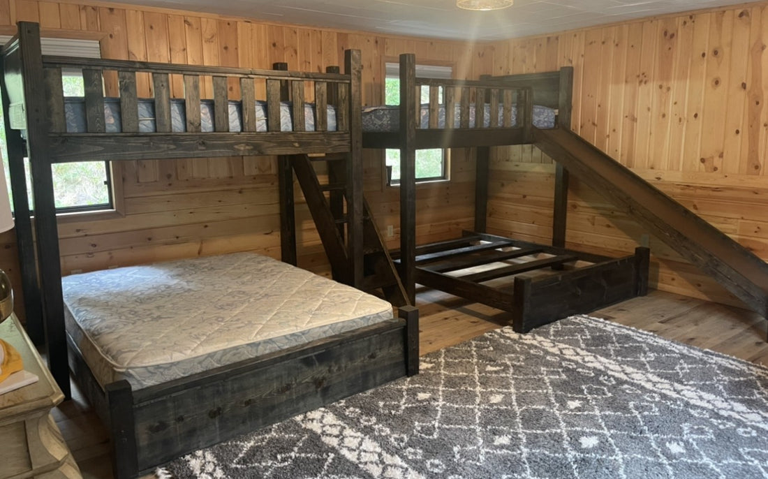 Rustic Custom Bunk Beds for Cabins