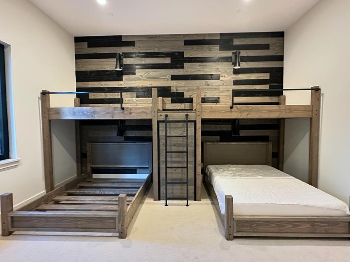 Custom quad bunk beds