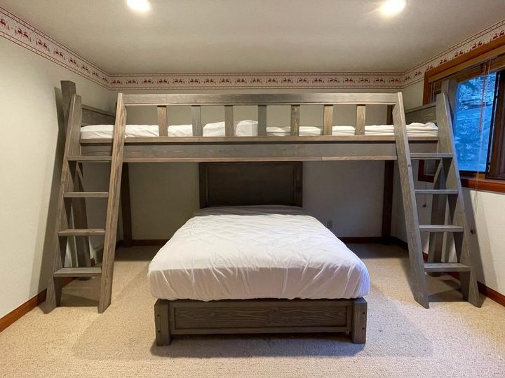 custom bunk bed as a triple bunk bed for adults