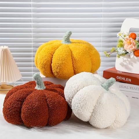 Designer's Choice Fall Season Pumpkin Pillows