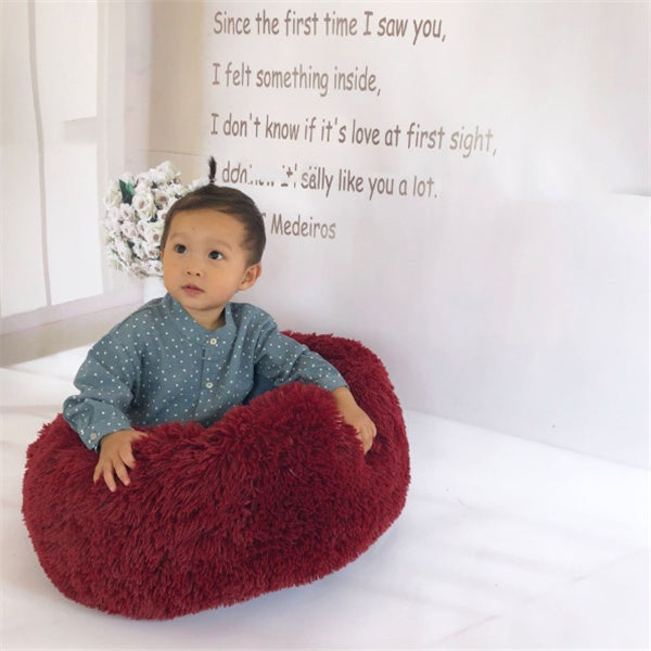 Round Long Hairy Autumn And Winter Nest Pad Pet Mattress