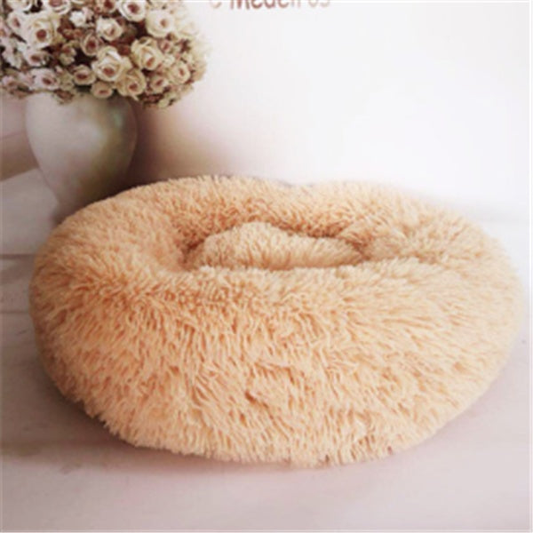 Round Long Hairy Autumn And Winter Nest Pad Pet Mattress