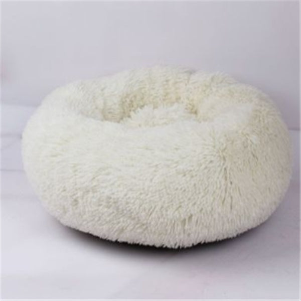 Round Long Hairy Autumn And Winter Nest Pad Pet Mattress