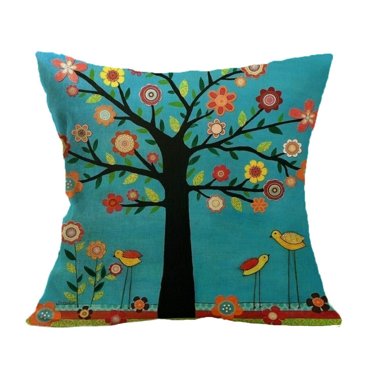 Cartoon Pillow Cloth Cover