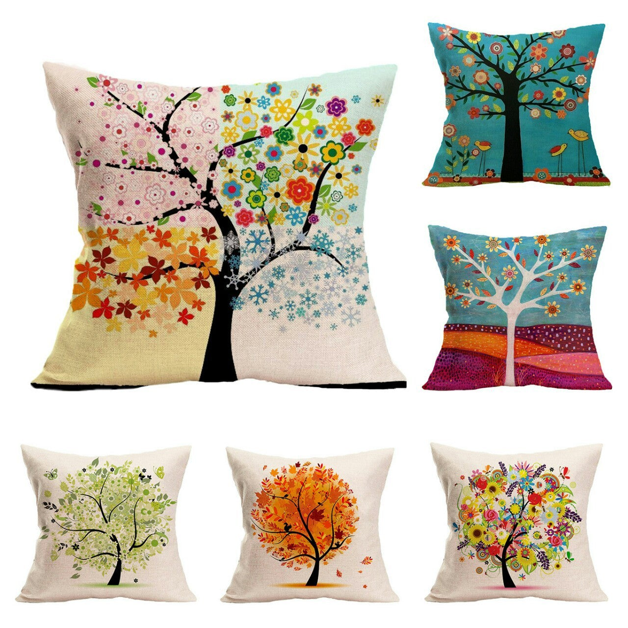 Cartoon Pillow Cloth Cover