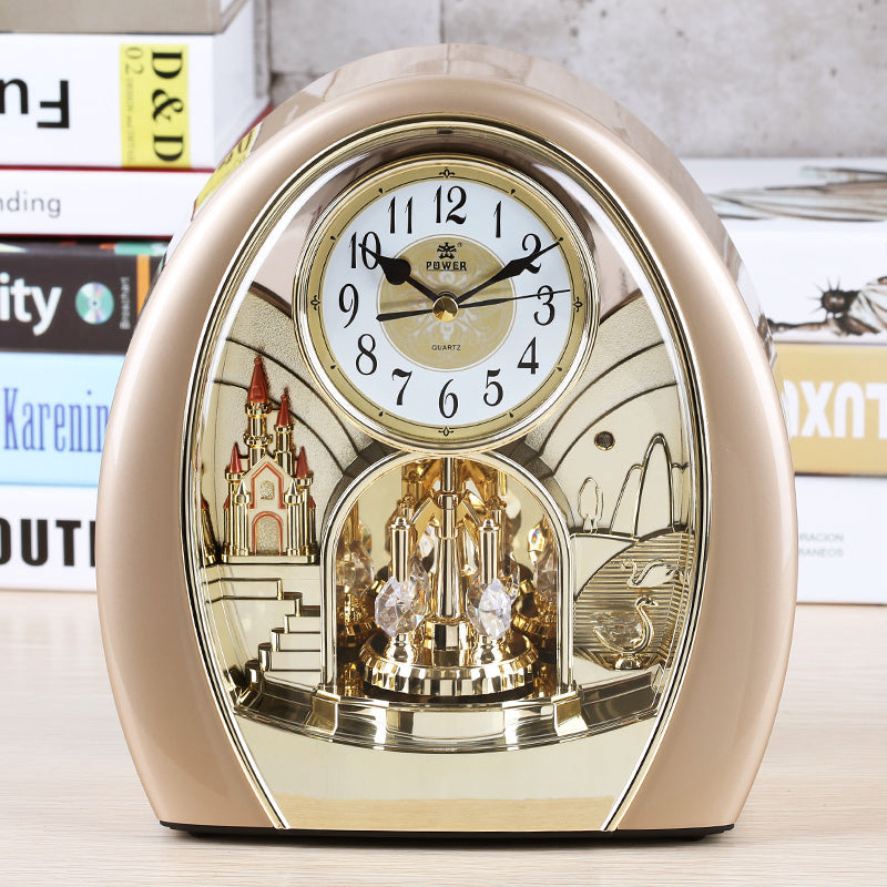 Musical Timekeeping Desk Clock Living Room Decorations