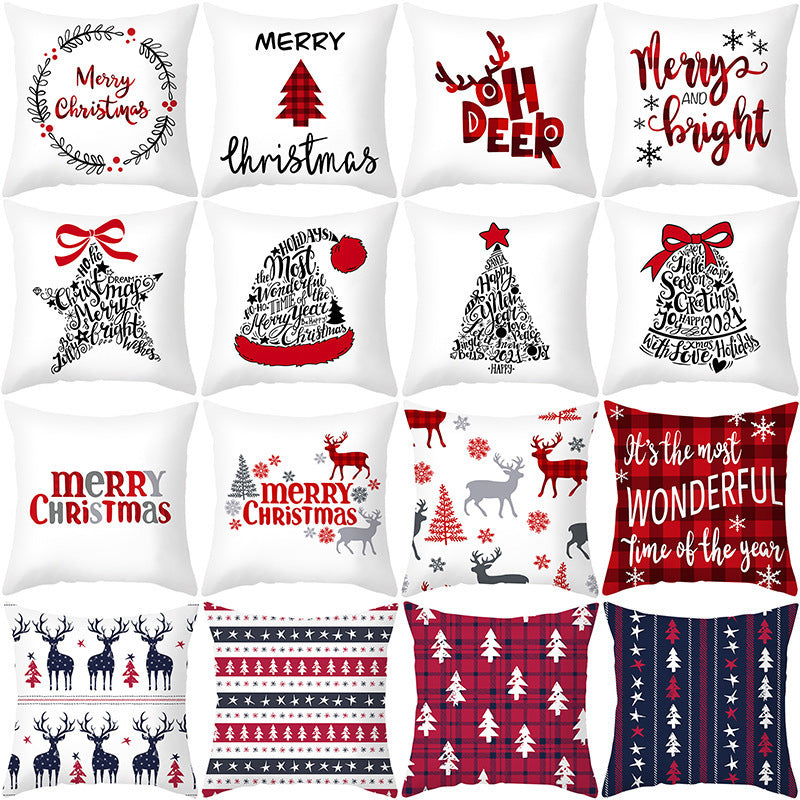 Designer's Choice Christmas Pillowcase Office Sofa Cushion Pillowcase