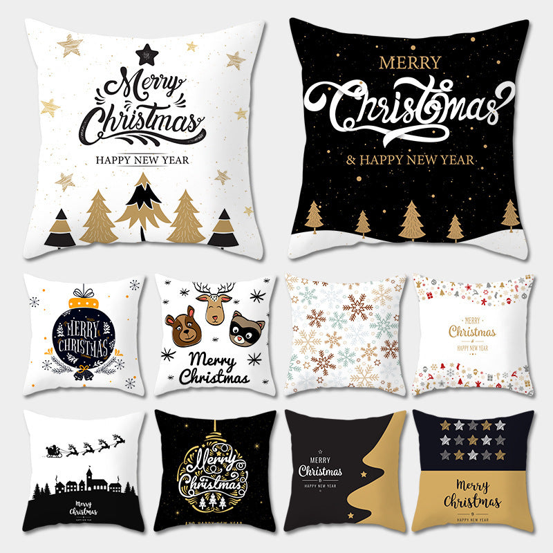 Designer's Choice Christmas Words Christmas Pillow Cover Only