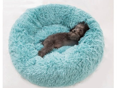 Round Long Hairy Autumn And Winter Nest Pad Pet Mattress