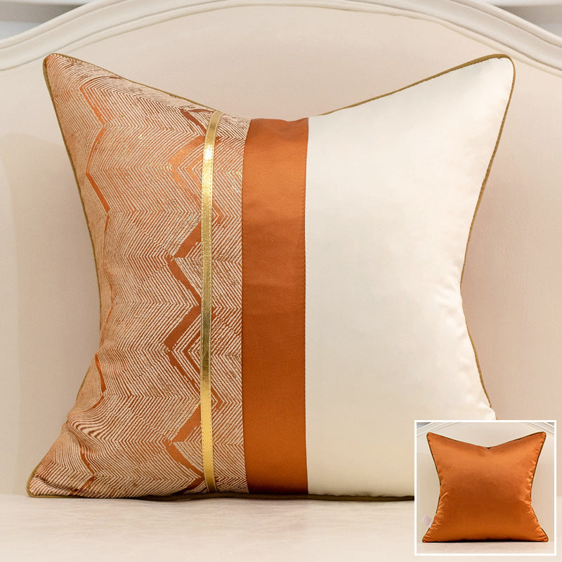 Geometric pattern ppcotton pillow