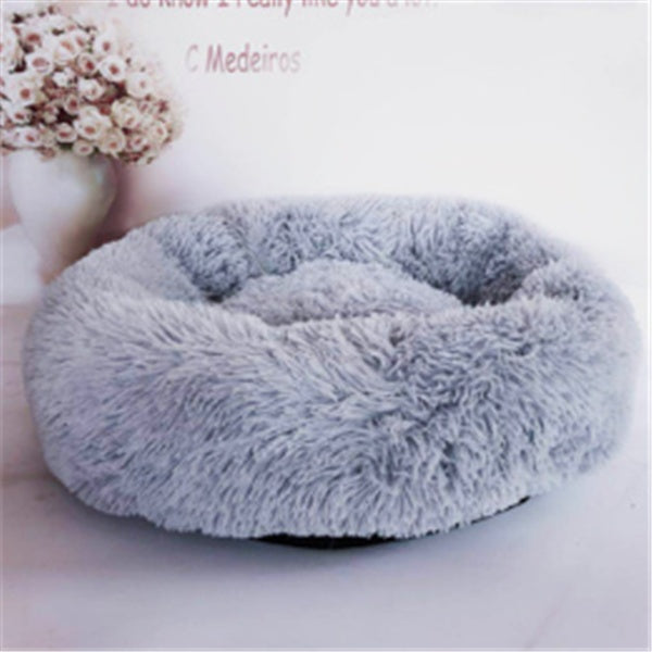 Round Long Hairy Autumn And Winter Nest Pad Pet Mattress