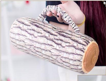 Creative Simulation Cushion Car Stump Headrest Pillow