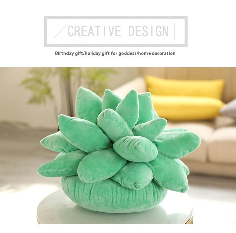 Plant Succulent Pillow Plush Toy Office