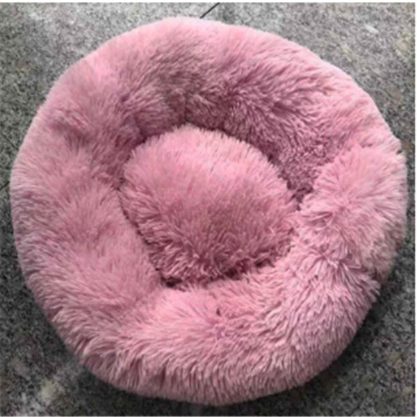 Round Long Hairy Autumn And Winter Nest Pad Pet Mattress