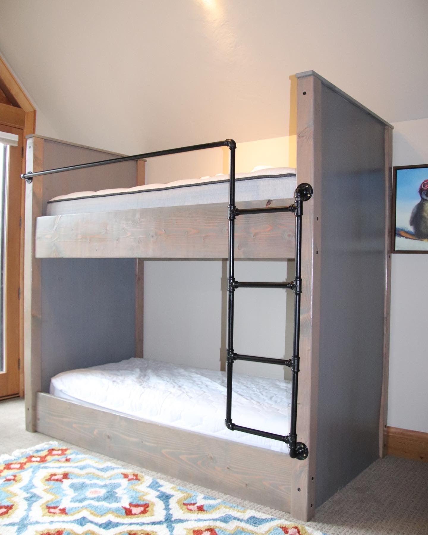 Snowmass Bunk Bed with Metal Railing