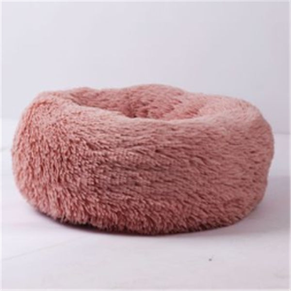 Round Long Hairy Autumn And Winter Nest Pad Pet Mattress