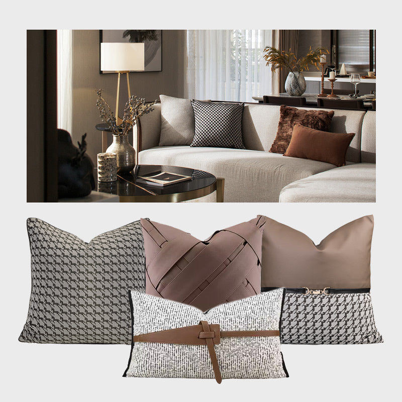 Modern Simple And Light Luxury Living Room Sofa Pillow Cases