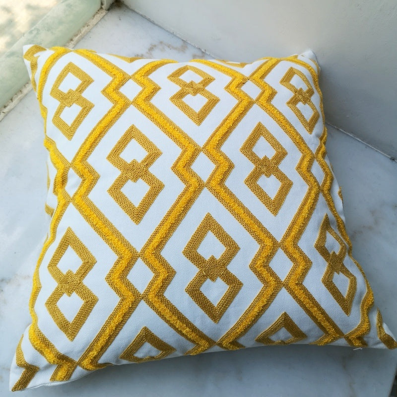 Designer's Choice Embroidered bedside pillow