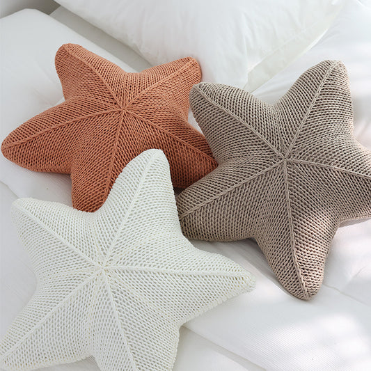 New Starfish Hand-knitted Special-shaped Pillow