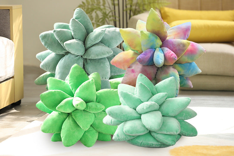 Plant Succulent Pillow Plush Toy Office