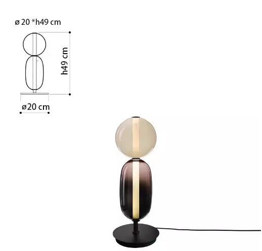 Nordic Mid-ancient Creative Sugar-coated Haws On A Stick Minimalist Bedroom High-grade Desk Lamp