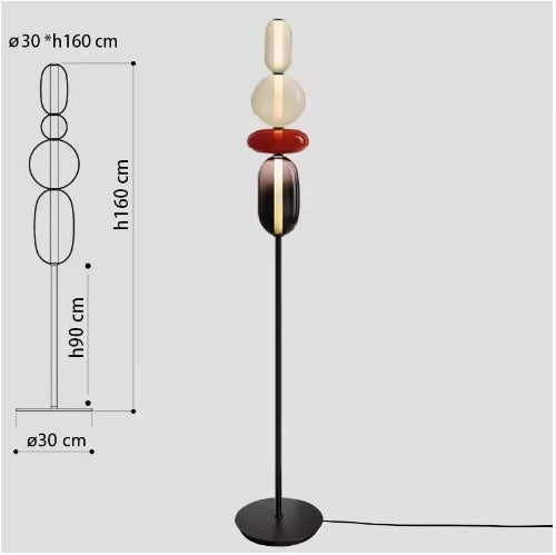 Nordic Mid-ancient Creative Sugar-coated Haws On A Stick Minimalist Bedroom High-grade Desk Lamp