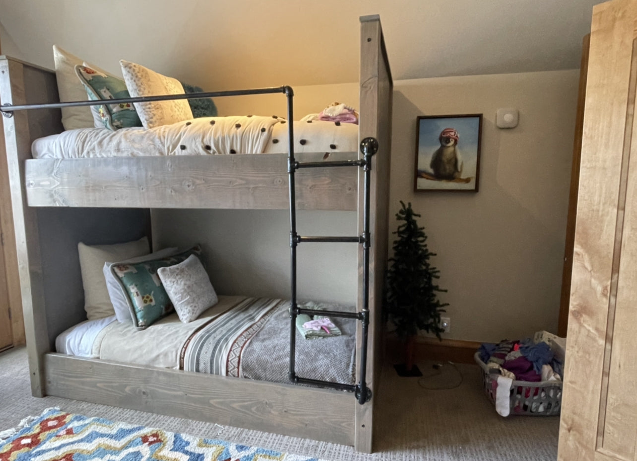 Snowmass Bunk Bed with Metal Railing