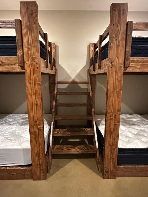 Colorado Mountain Parallel Quad Bunk Bed