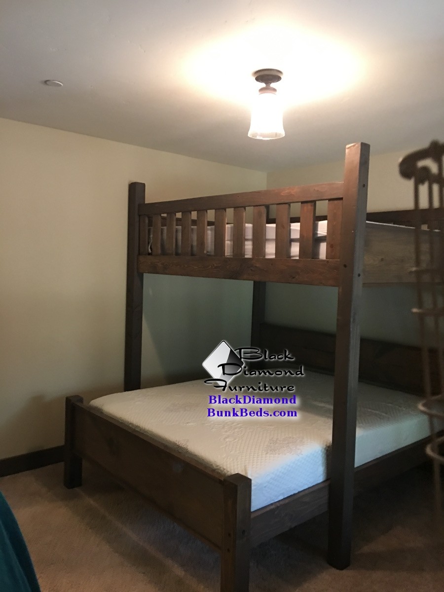 Promontory Custom Bunk Bed, Bunk Bed With King Size Bottom