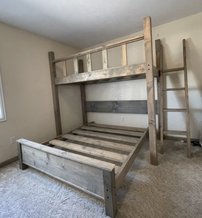 Flagstaff Custom Bunk Bed, Plans For Queen Bunk Beds