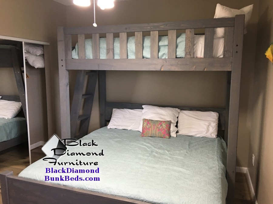 Promontory Custom Bunk Bed, Single Over Queen Bunk Bed Plans