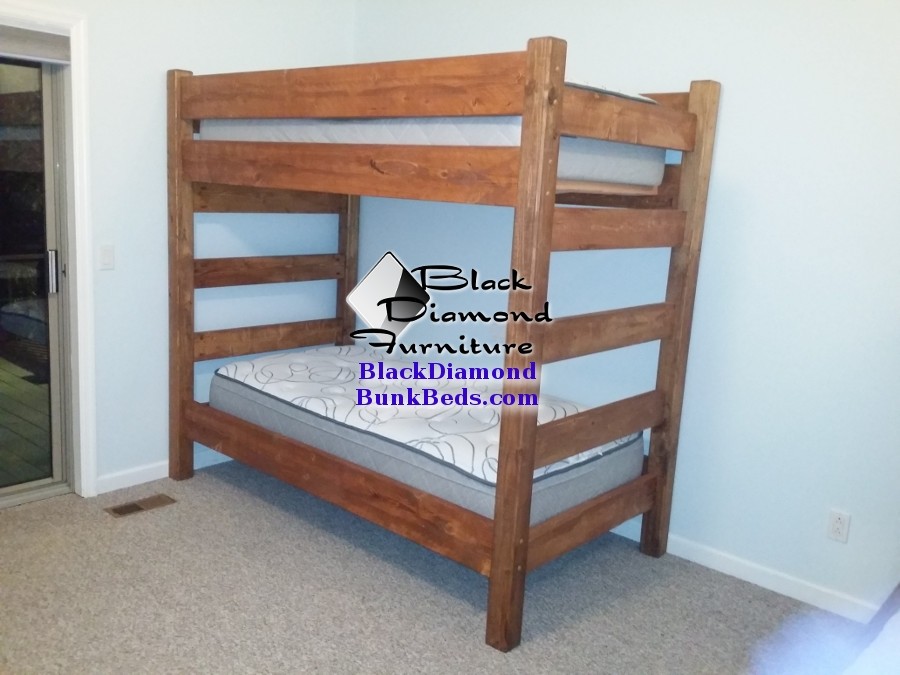 Cedar Panel Custom Bunk Bed, Cedar Bunk Beds