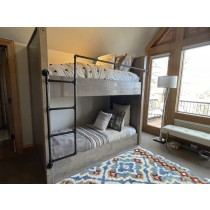 Snowmass Bunk Bed with Metal Railing